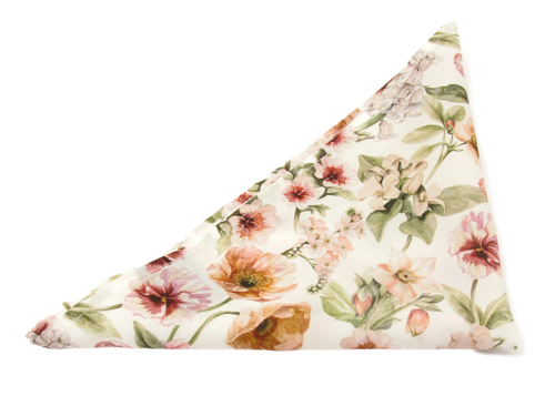 Fairytale Cotton Pocket Square Made with Liberty Fabric