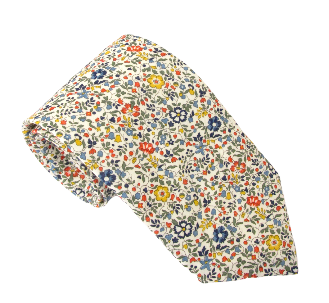 Katie & Millie Multi Cotton Tie Made with Liberty Fabric