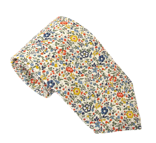 Boys Katie & Millie Multi Cotton Page Boys Tie Made with Liberty Fabric