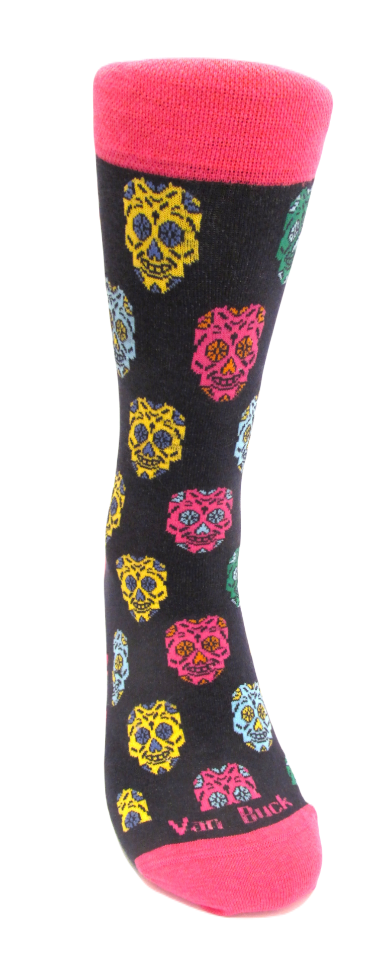 Van Buck Limited Edition Navy Multicoloured Skull Socks 