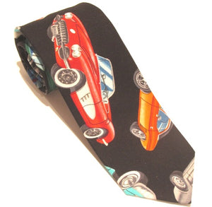Large Classic Car Novelty Tie by Van Buck