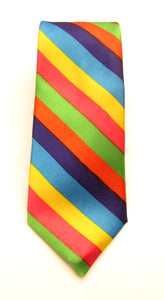 Rainbow Stripe Tie by Van Buck