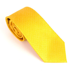 Van Buck RL Gold self Pattern Silk tie