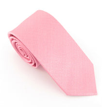 Rose Pink Self Pattern Red Label Silk Tie by Van Buck