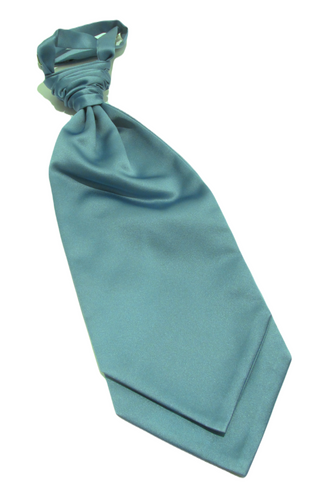 Airforce Blue Wedding Cravat by Van Buck