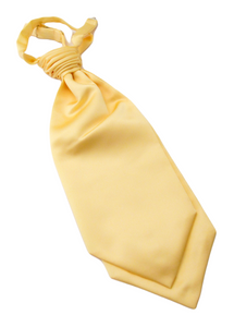 Lemon Satin Wedding Cravat by Van Buck