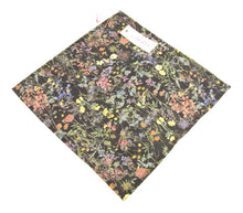 Wild Flowers Navy Cotton Pocket Square Made with Liberty Fabric